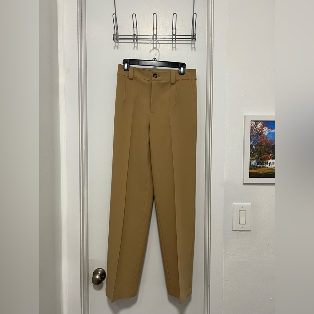 ZARA CAMEL PANTS. SIZE SMALL